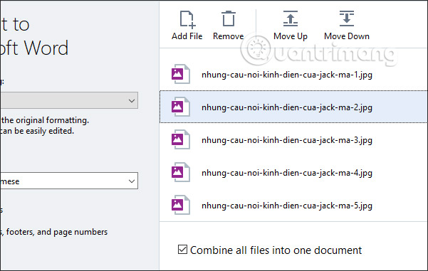 Usage ABBYY converts PDF to Word Picture 9