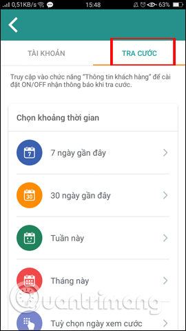 Usage My Viettel manages telecommunication fees Picture 10