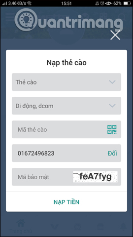Usage My Viettel manages telecommunication fees Picture 13