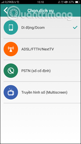 Usage My Viettel manages telecommunication fees Picture 3