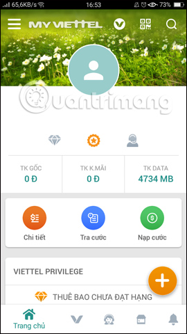 Usage My Viettel manages telecommunication fees Picture 6