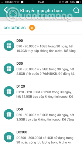 Usage My Viettel manages telecommunication fees Picture 8