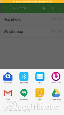 Usage notes application Secure Notes - Note pad Android Picture 17