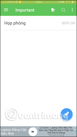 Usage notes application Secure Notes - Note pad Android Picture 19