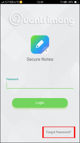Usage notes application Secure Notes - Note pad Android Picture 38