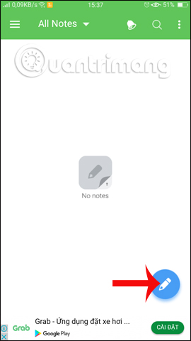 Usage notes application Secure Notes - Note pad Android Picture 4