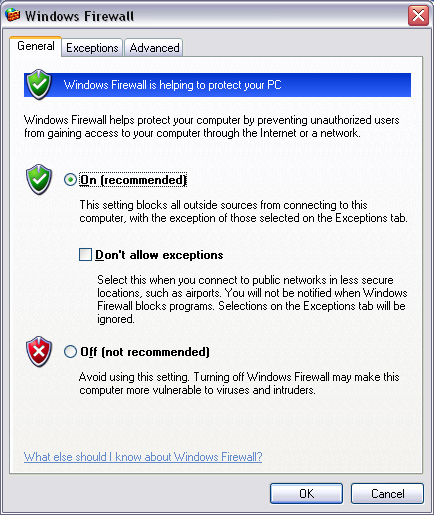 Use a firewall (Firewall) to protect your computer Picture 1
