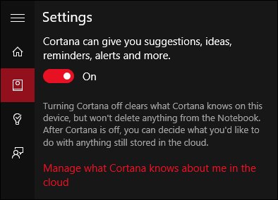 Use and configure Cortana on Windows 10 Picture 13