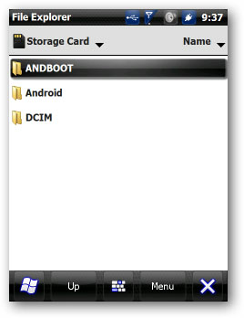 Use Android operating system on Windows Mobile Phone Picture 6