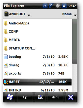 Use Android operating system on Windows Mobile Phone Picture 7