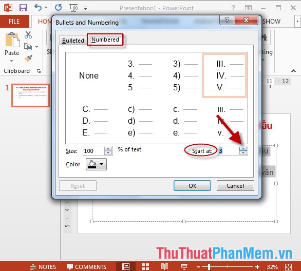 Use bullets in PowerPoint Picture 7