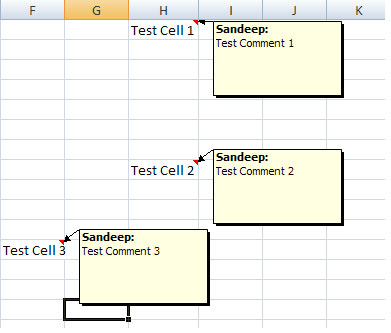 Use Comments Tool in MS Excel Picture 6