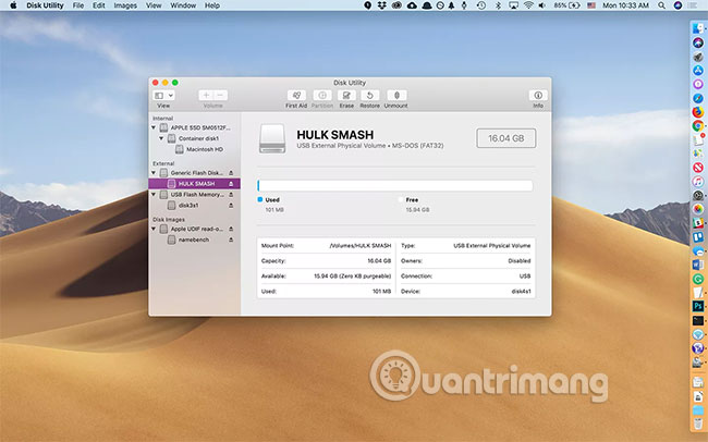 Use Disk Utility to copy the drive on Mac Picture 2