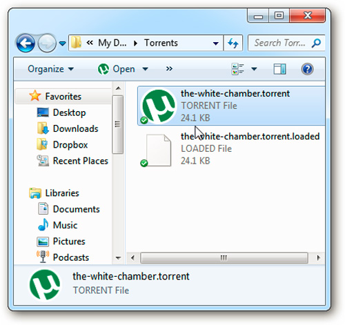 Use Dropbox to control torrent remotely Picture 9