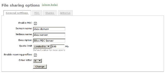 Use eBox as Windows Primary Domain Controller Picture 17