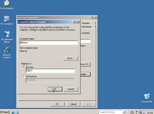 Use eBox as Windows Primary Domain Controller Picture 21