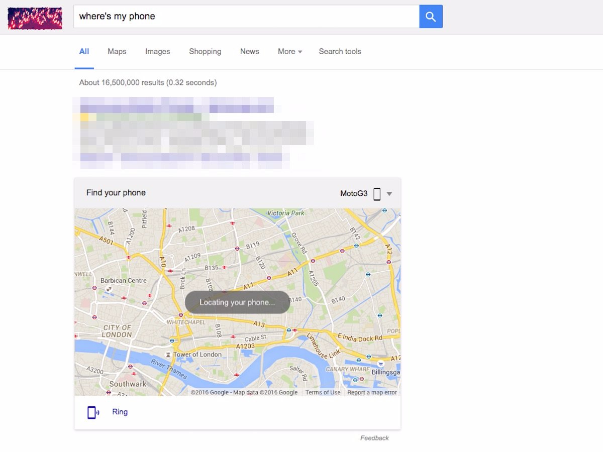 Use Google to search for lost Android phones Picture 4
