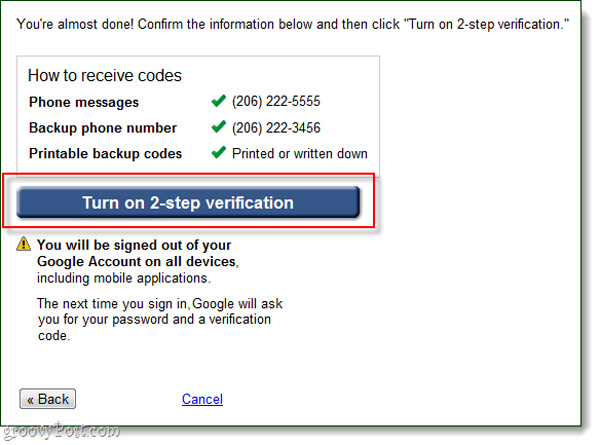 images 11 of Use Google's advanced security login feature