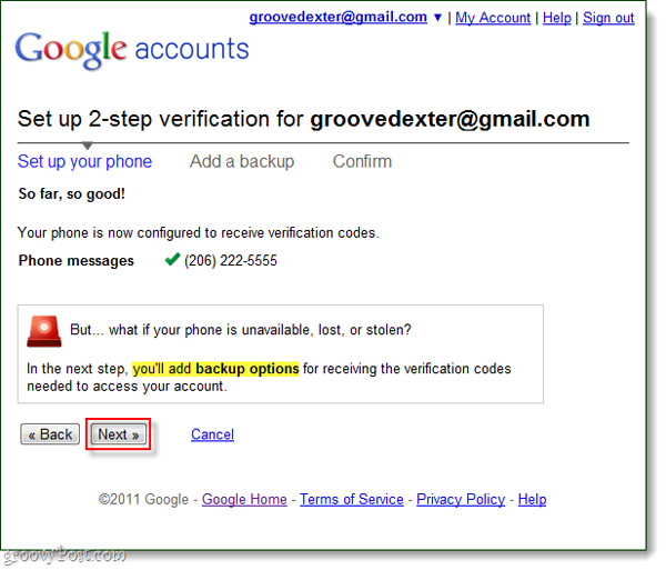 images 7 of Use Google's advanced security login feature