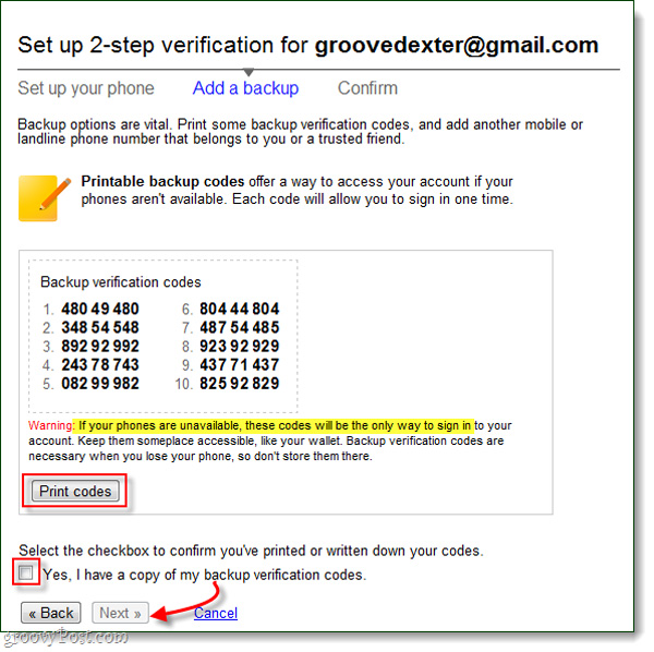images 8 of Use Google's advanced security login feature