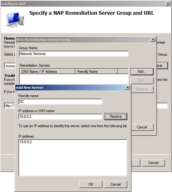Use Group Policy Filtering to create a DHCP enforcement policy for NAP - Part 2 Picture 6