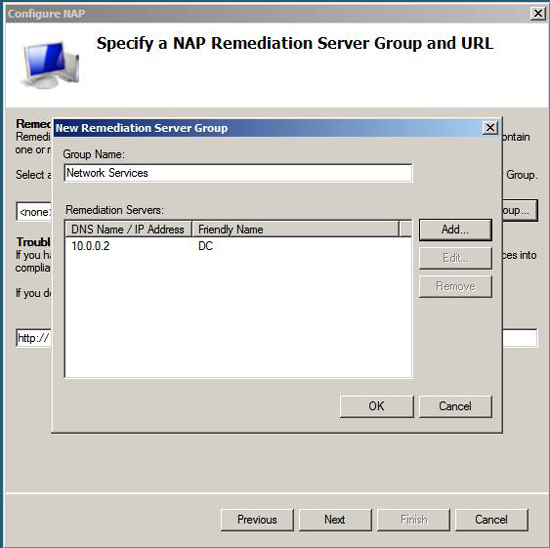 Use Group Policy Filtering to create a DHCP enforcement policy for NAP - Part 2 Picture 7