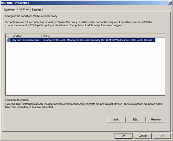 Use Group Policy Filtering to create a DHCP enforcement policy for NAP - Part 3 Picture 5