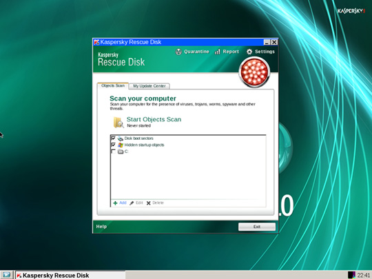 Use Kaspersky Rescue Disk to apply on infected computers Picture 5