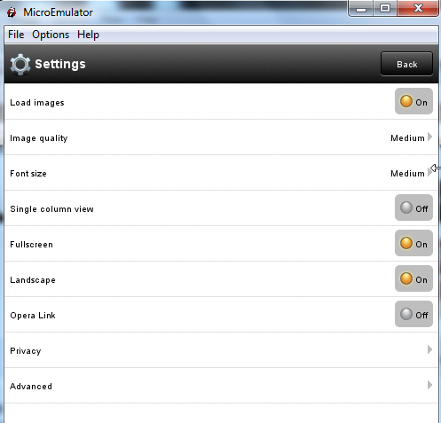 Use low bandwidth Internet with MicroEmulator Picture 7
