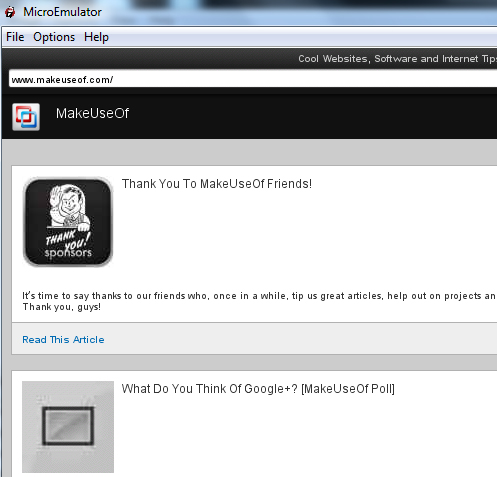 Use low bandwidth Internet with MicroEmulator Picture 8