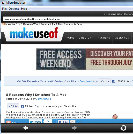Use low bandwidth Internet with MicroEmulator Picture 9