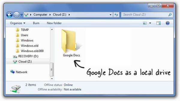 Use Microsoft Office with Google Docs Picture 4