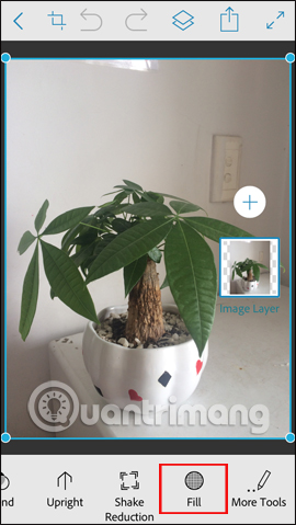 Use Photoshop Mix to delete details in the image Picture 9