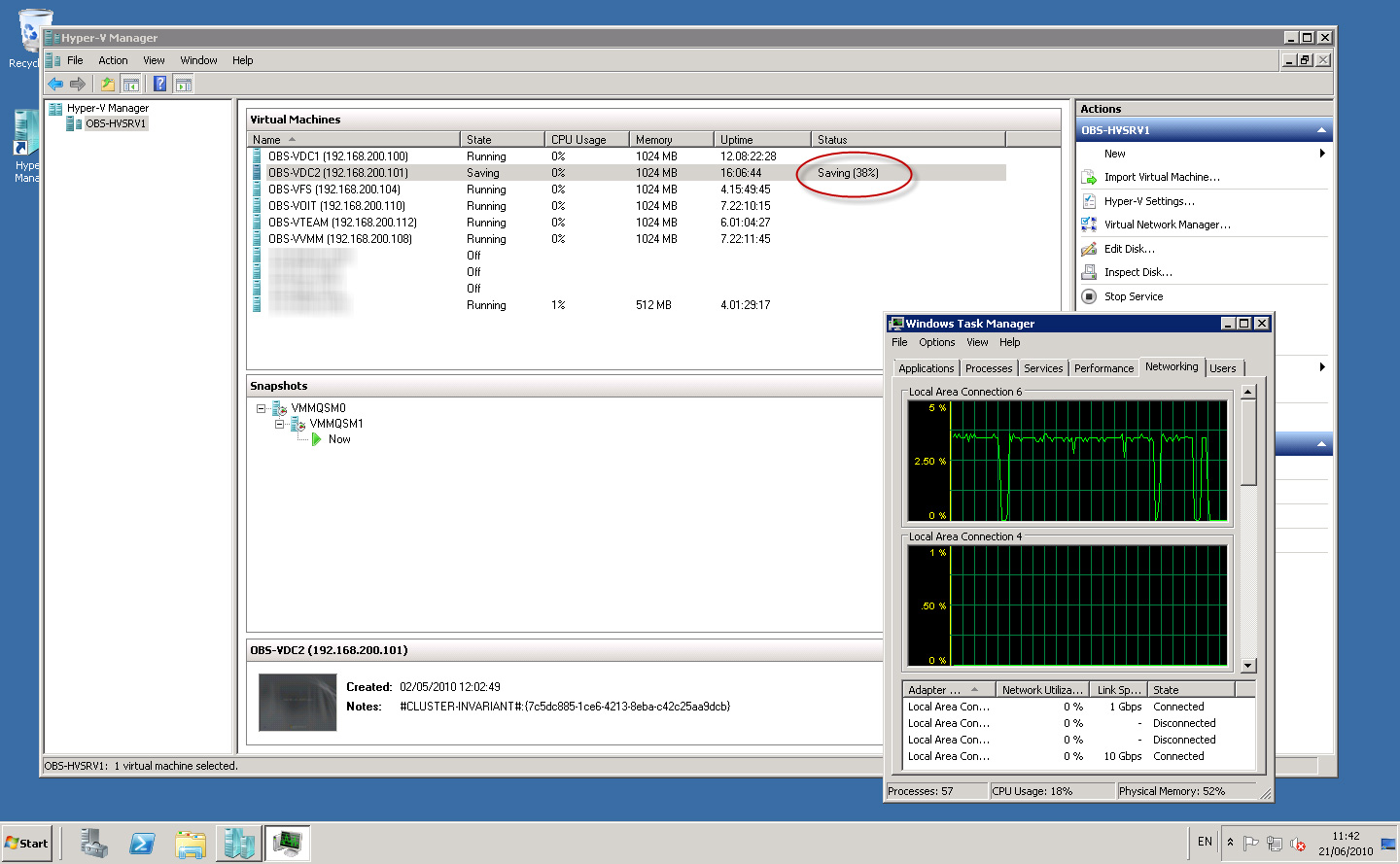 Use Quick Migration to move virtual machines between Hyper-V hosts Picture 11