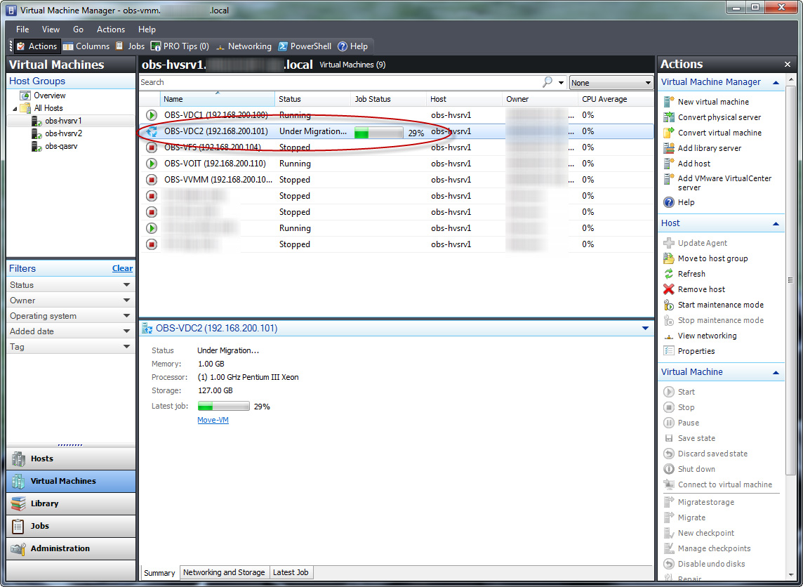 Use Quick Migration to move virtual machines between Hyper-V hosts Picture 7