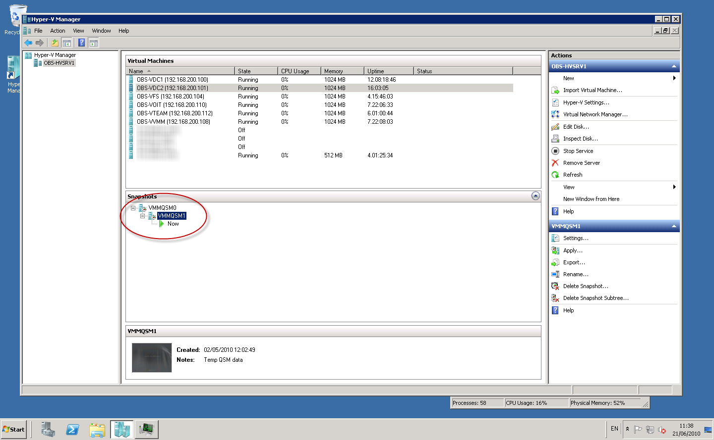 Use Quick Migration to move virtual machines between Hyper-V hosts Picture 8