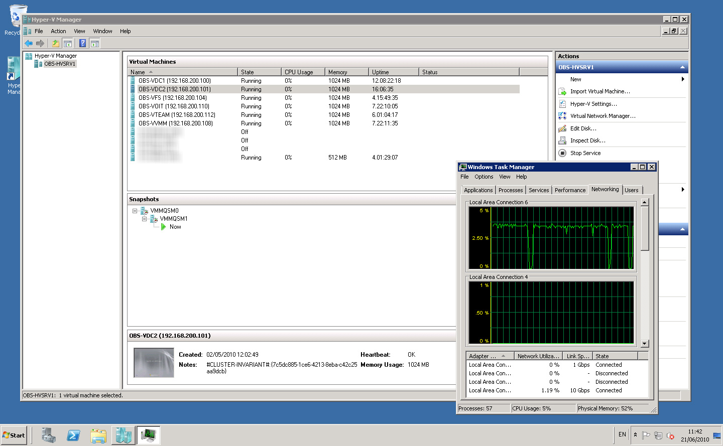 Use Quick Migration to move virtual machines between Hyper-V hosts Picture 9