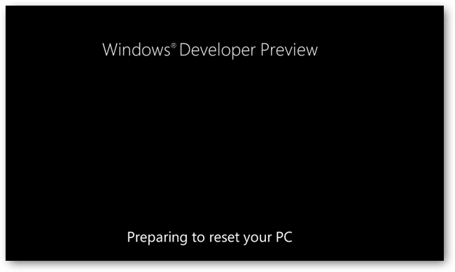Use Refresh and Reset to reinstall Windows 8 computer Picture 15