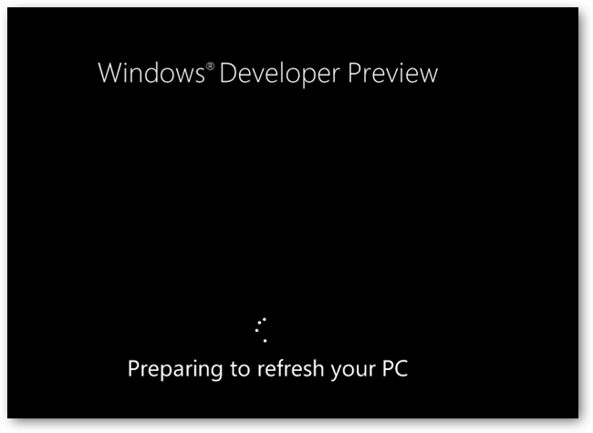 Use Refresh and Reset to reinstall Windows 8 computer Picture 6