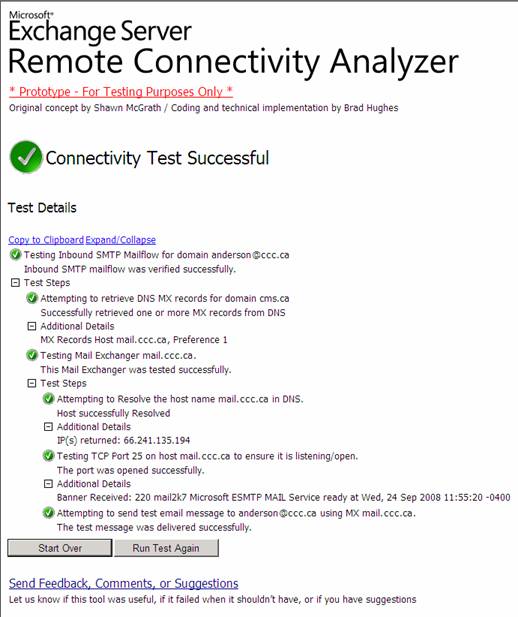 Use remote connection analysis tool for Exchange Server - Part 2 Picture 12