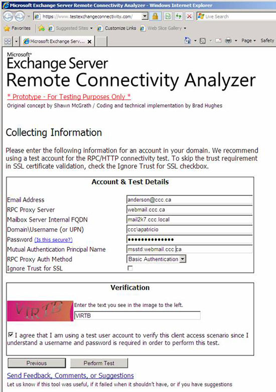 Use remote connection analysis tool for Exchange Server - Part 2 Picture 4