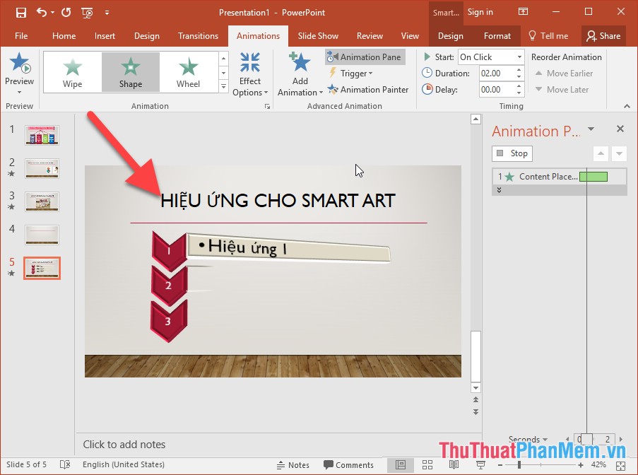 Use SmartArt effects in PowerPoint Picture 7