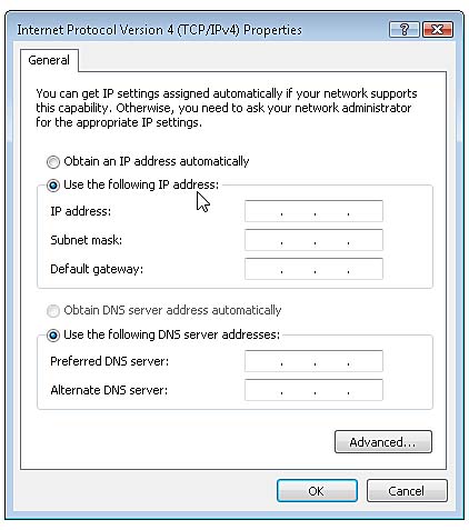 Use static IP address in network Picture 3