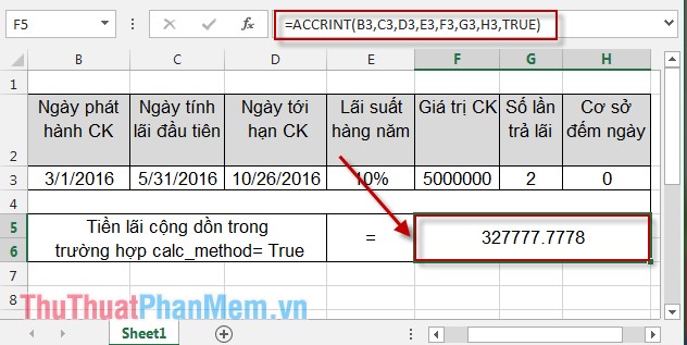 Use the cumulative interest calculation function in Excel Picture 3