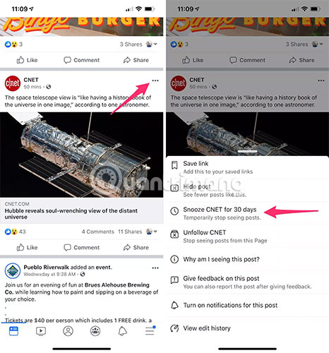 Use the feature 'Why am I seeing this post?' to overpower the news feed Facebook Picture 4
