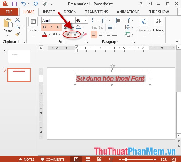 Use the Font format text dialog box in PowerPoint Picture 7