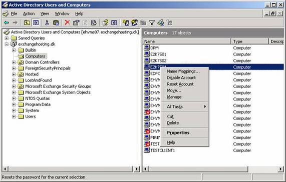 Use the RecoverServer switch to restore Exchange 2007 Picture 1