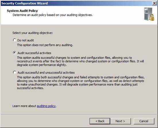 Use the Security Configuration Wizard with TMG 2010 Picture 28