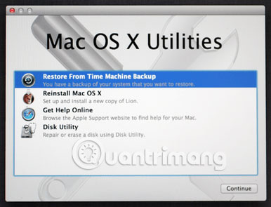 Use volume HD Recovery to reinstall or troubleshoot OS X Picture 5