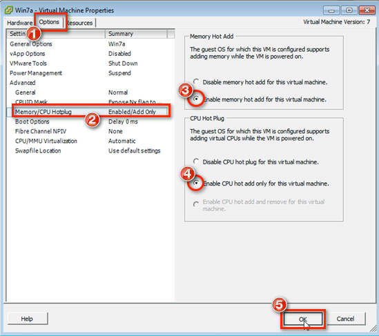 Use vSphere Hot-Add to adjust CPU and RAM Picture 7